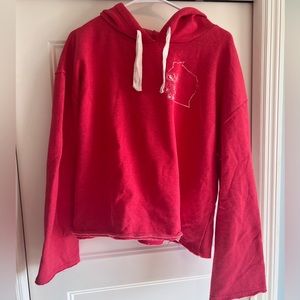 University of Wisconsin Madison Badgers Cropped Sweatshirt - Size XL